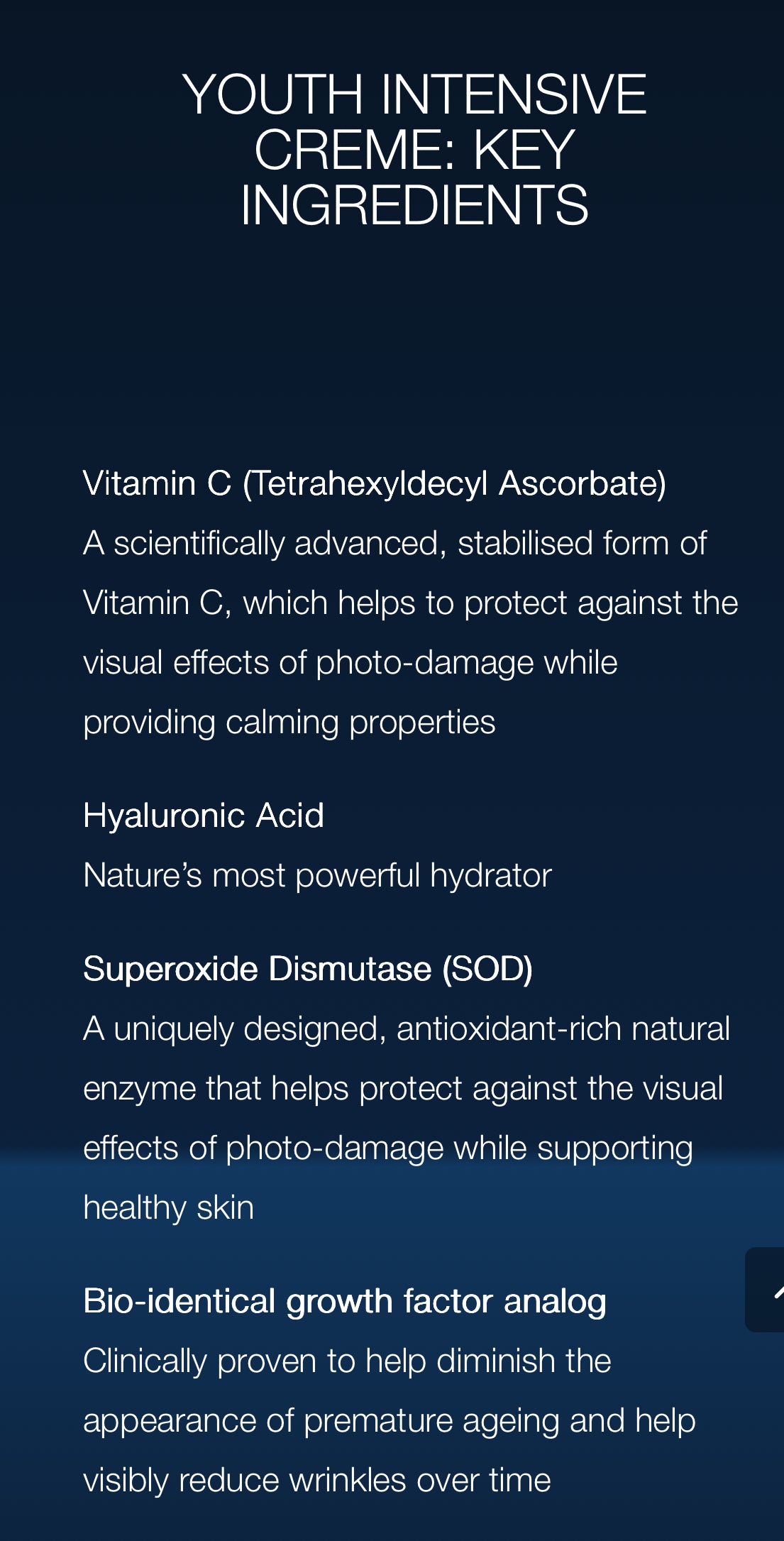 Youth Intensive Creme 50g