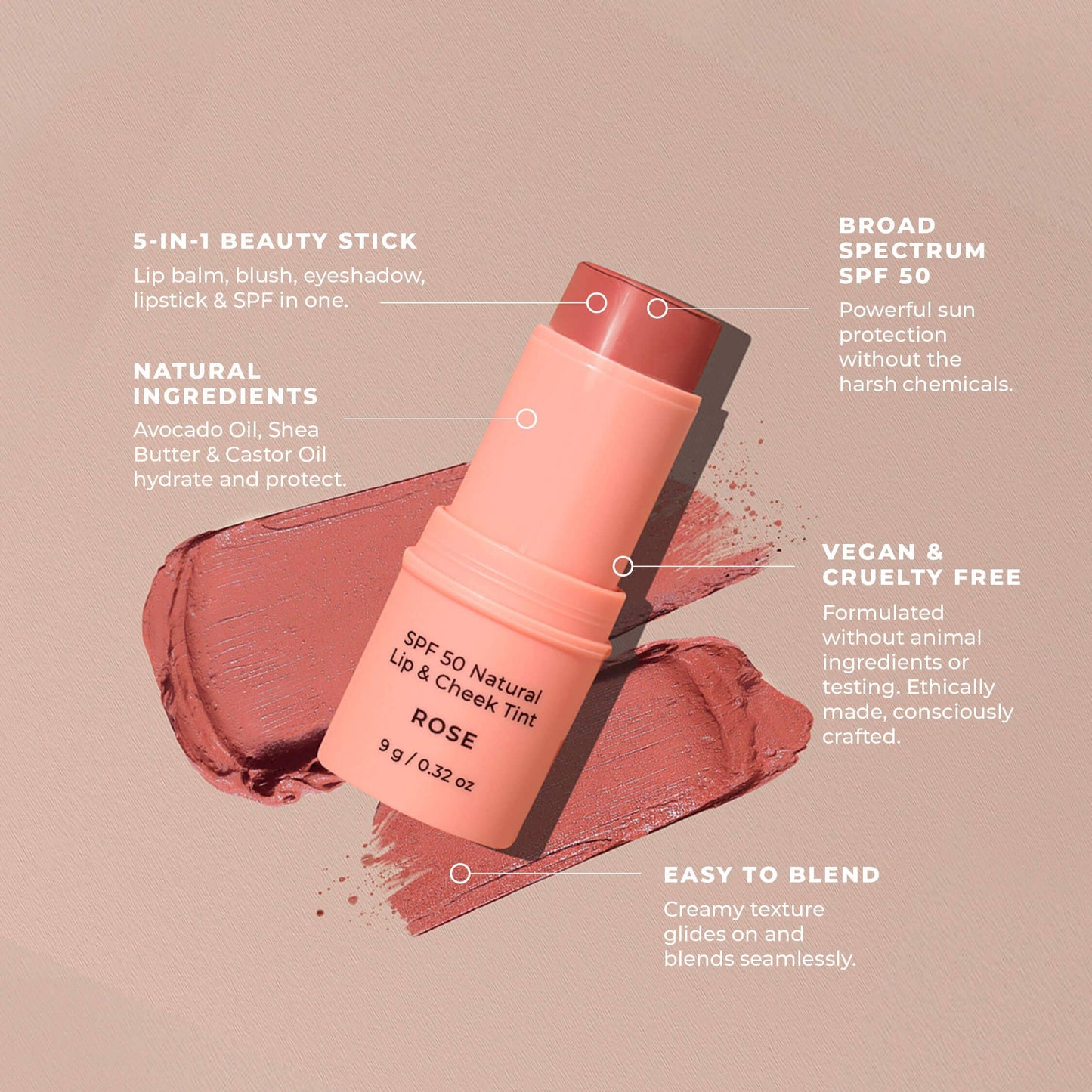 SPF 50 Natural Lip & Cheek Tint
