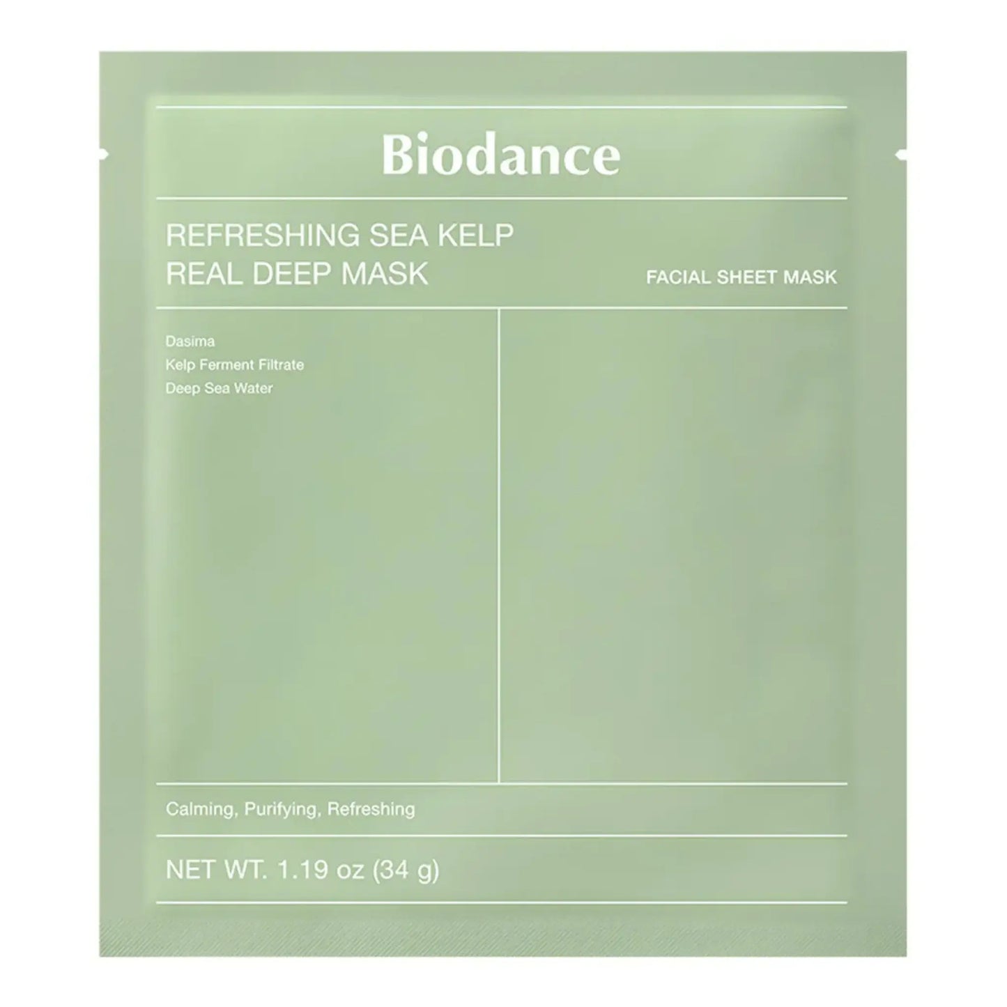 Refreshing Kelp Mask Pack by Biodance